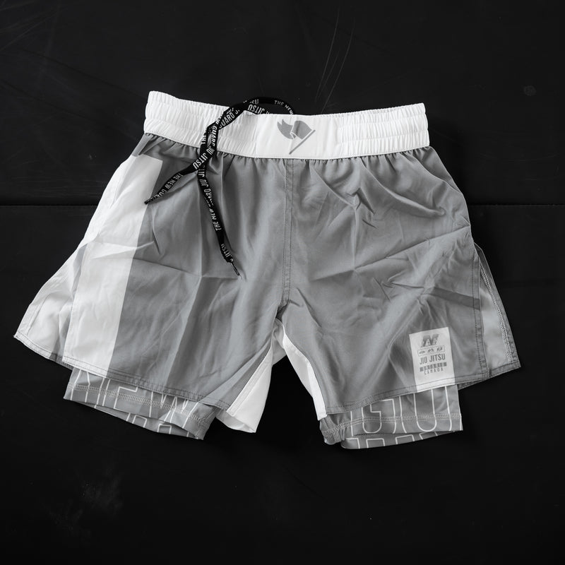 UNRANKED GRAPPLING SHORTS- STEEL