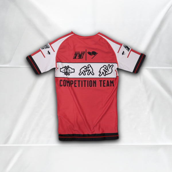 Competition Team Rashguard - Red - Back