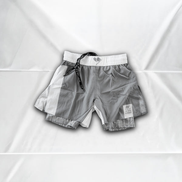 Unranked Grappling Shorts - Steel - Front