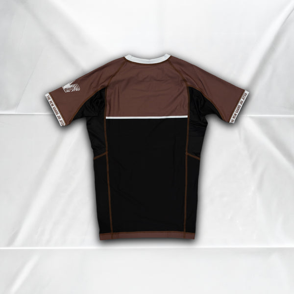 Unranked Rashguard - Brown - Back