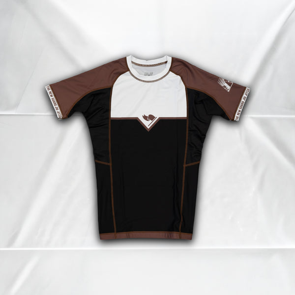 Unranked Rashguard - Brown - Front