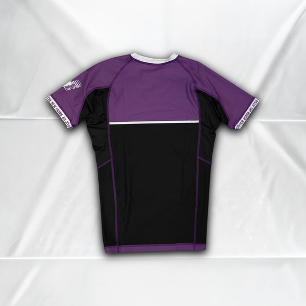 Unranked Rashguard - Purple - Back