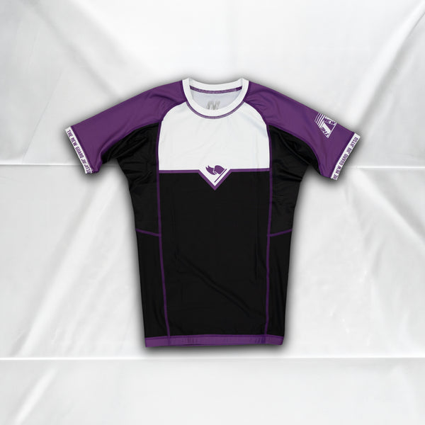 Unranked Rashguard - Purple - Front