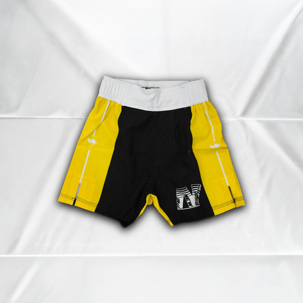 Youth Battle Armour Shorts - Banana - Front