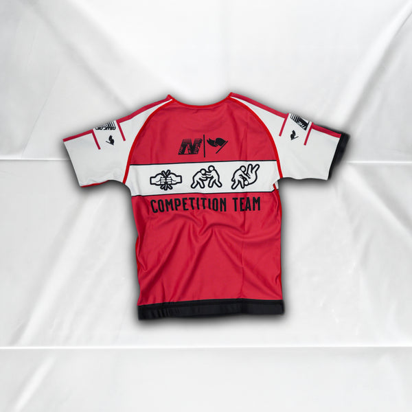 Youth Competition Team Rashguard - Red - Back