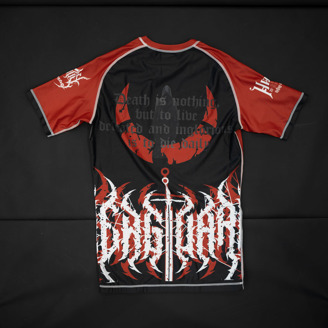 Heavy Lifting Rashguard - Crimson