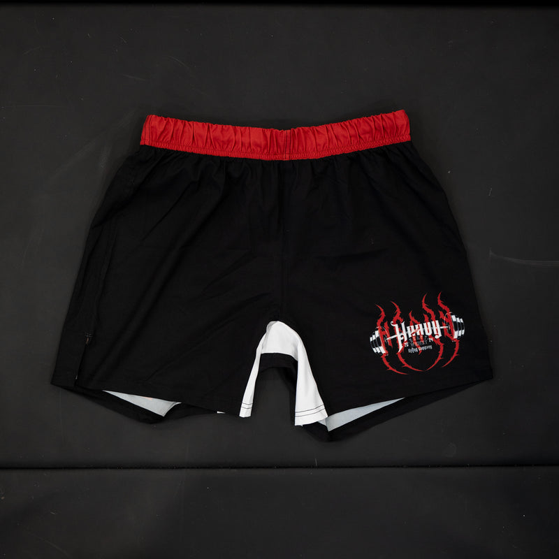 HEAVY LIFTING SHORTS - CRIMSON