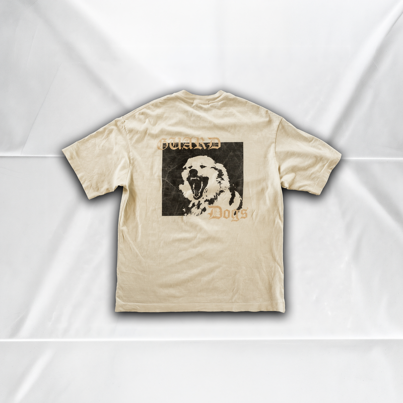 VINTAGE WASH T SHIRT - GUARD DOGS