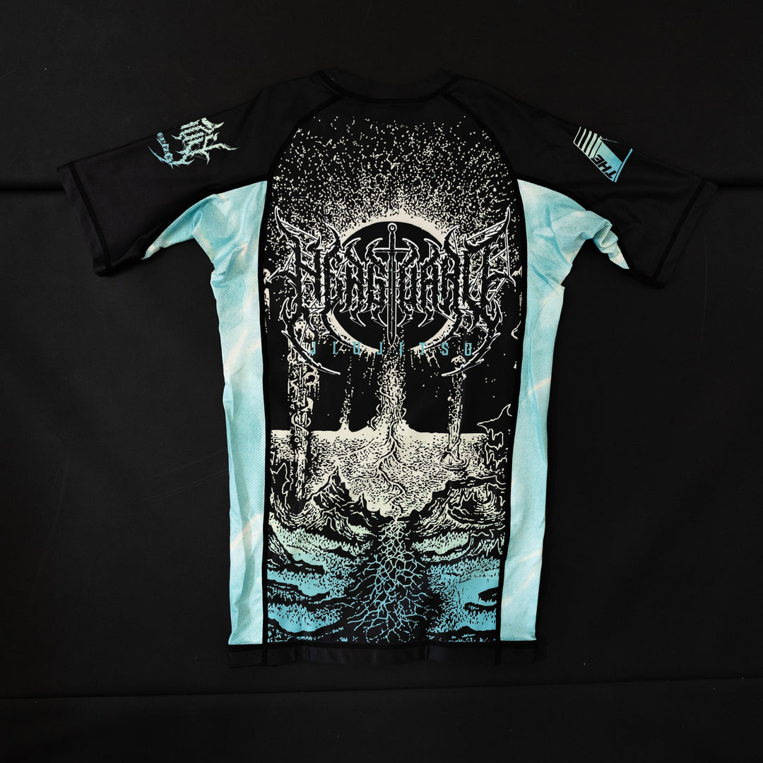 Heavy Lifting Rashguard - Aqua