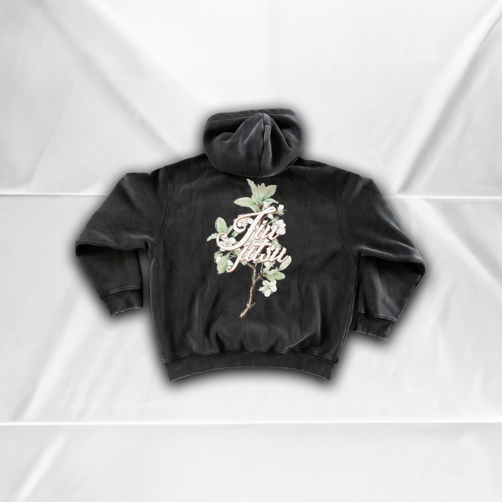 SUPER PLUSH HOODIE - FLORAL PIGMENT DYED