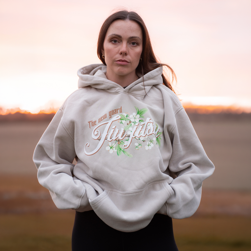 SUPER PLUSH HOODIE - FLORAL PIGMENT DYED
