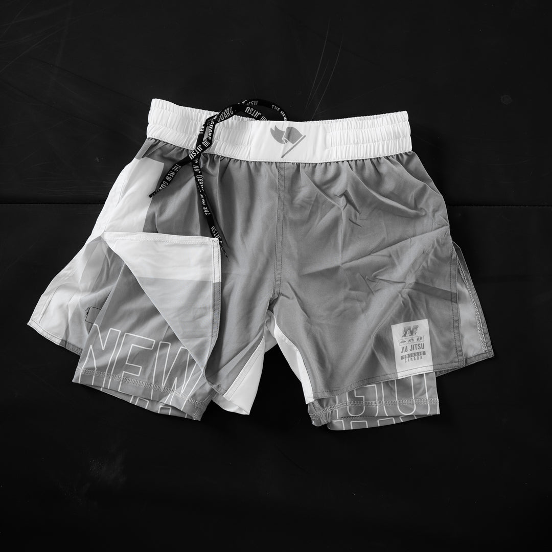 Unranked Grappling Shorts - Steel