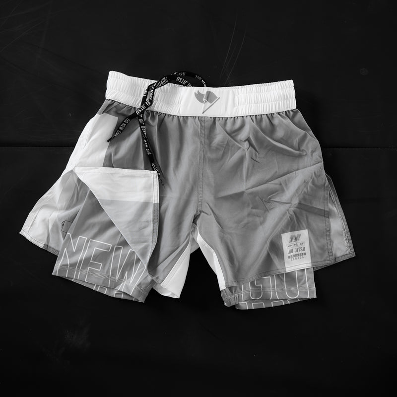 UNRANKED GRAPPLING SHORTS- STEEL