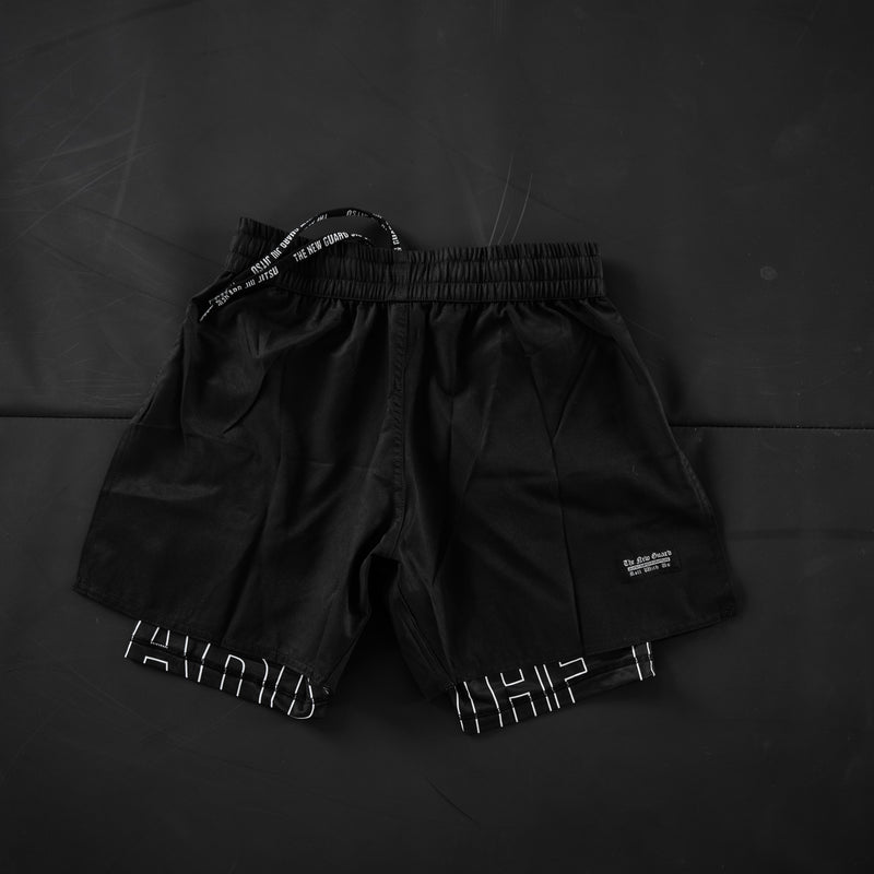 UNRANKED GRAPPLING SHORTS - BLACKOUT