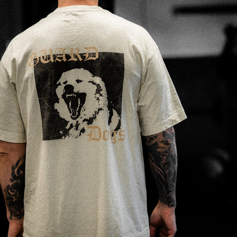 VINTAGE WASH T SHIRT - GUARD DOGS
