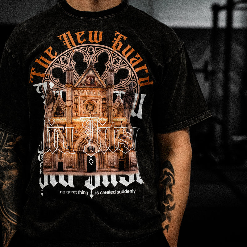 DYED T SHIRT - CATHEDRAL