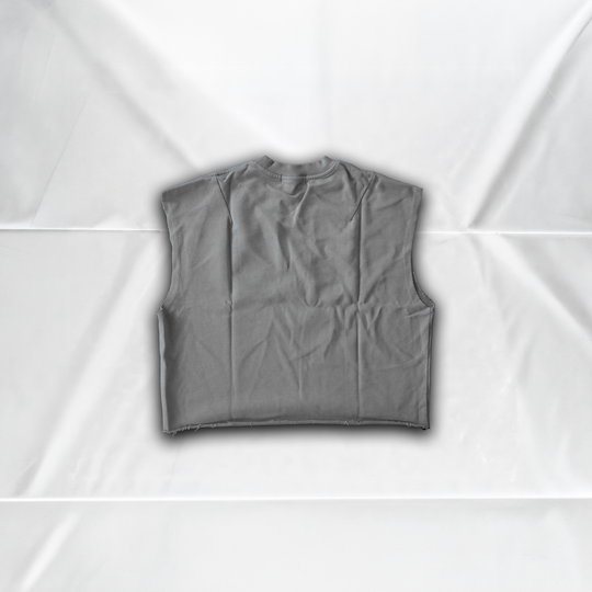 CUT &amp; CROPPED TANK - WHITE BOY SUMMER