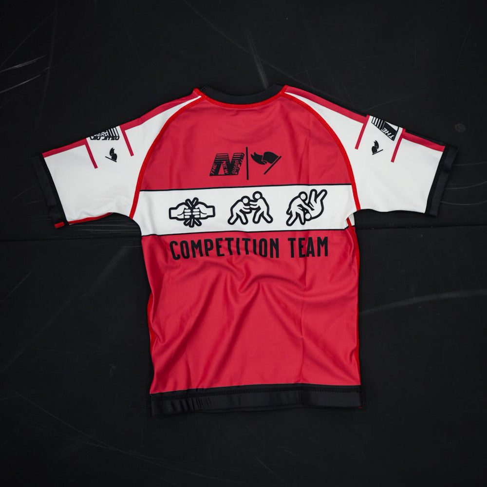 Youth Competition Team Rashguard - Red