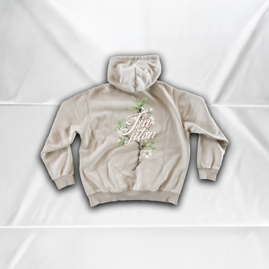 SUPER PLUSH HOODIE - FLORAL PIGMENT DYED