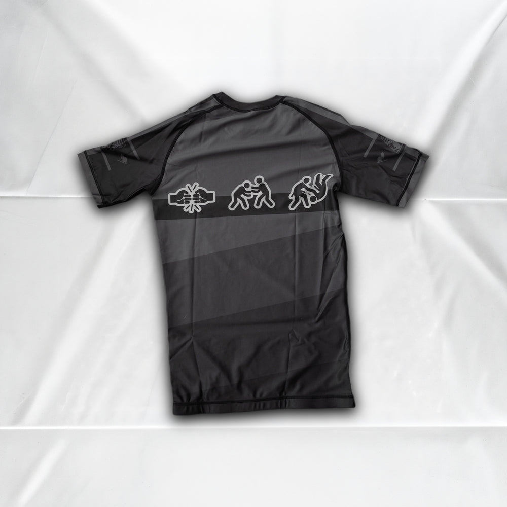 Belts Aren't Real Rashguard V1 - Black - Back