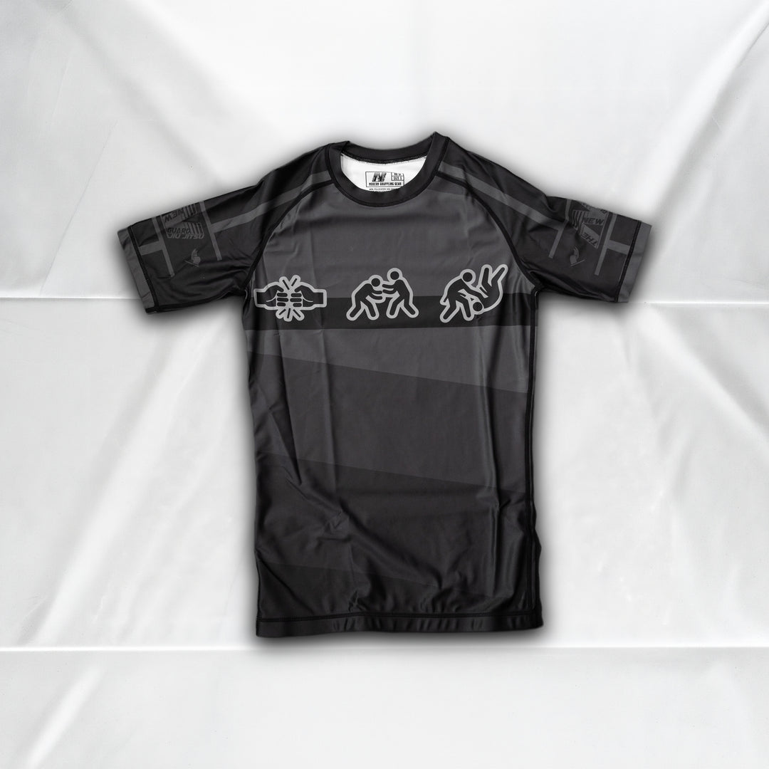 Belts Aren't Real Rashguard V1 - Black - Front