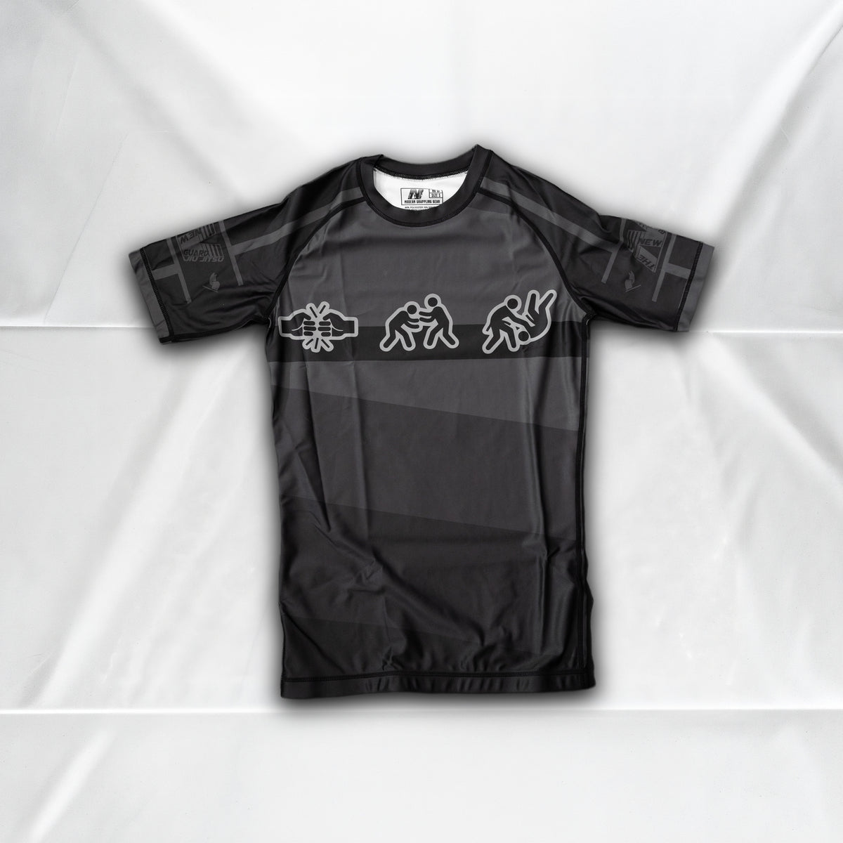 Belts Aren't Real Rashguard V1 - Black - Front