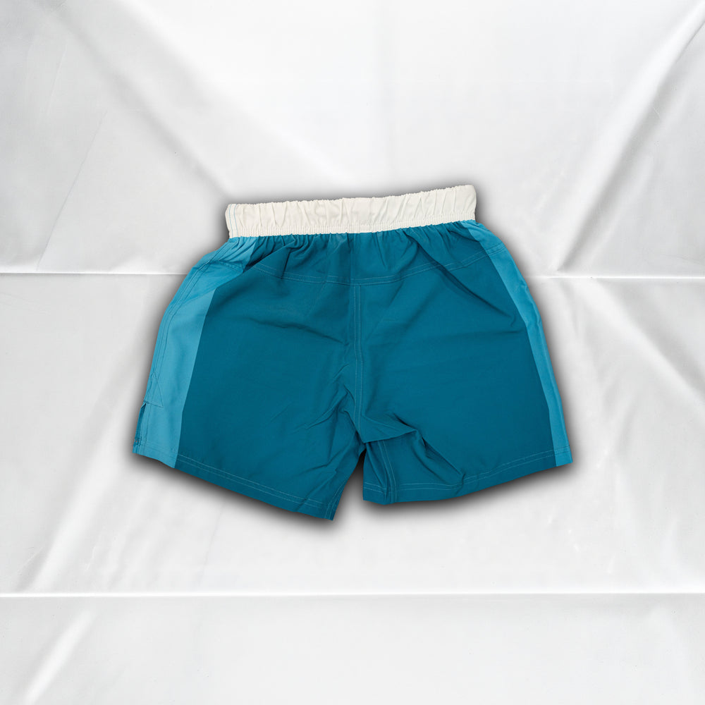 Belts Aren't Real Shorts V1 - Blue - Back