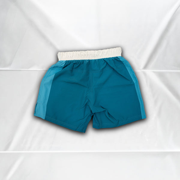 Belts Aren't Real Shorts V1 - Blue - Back