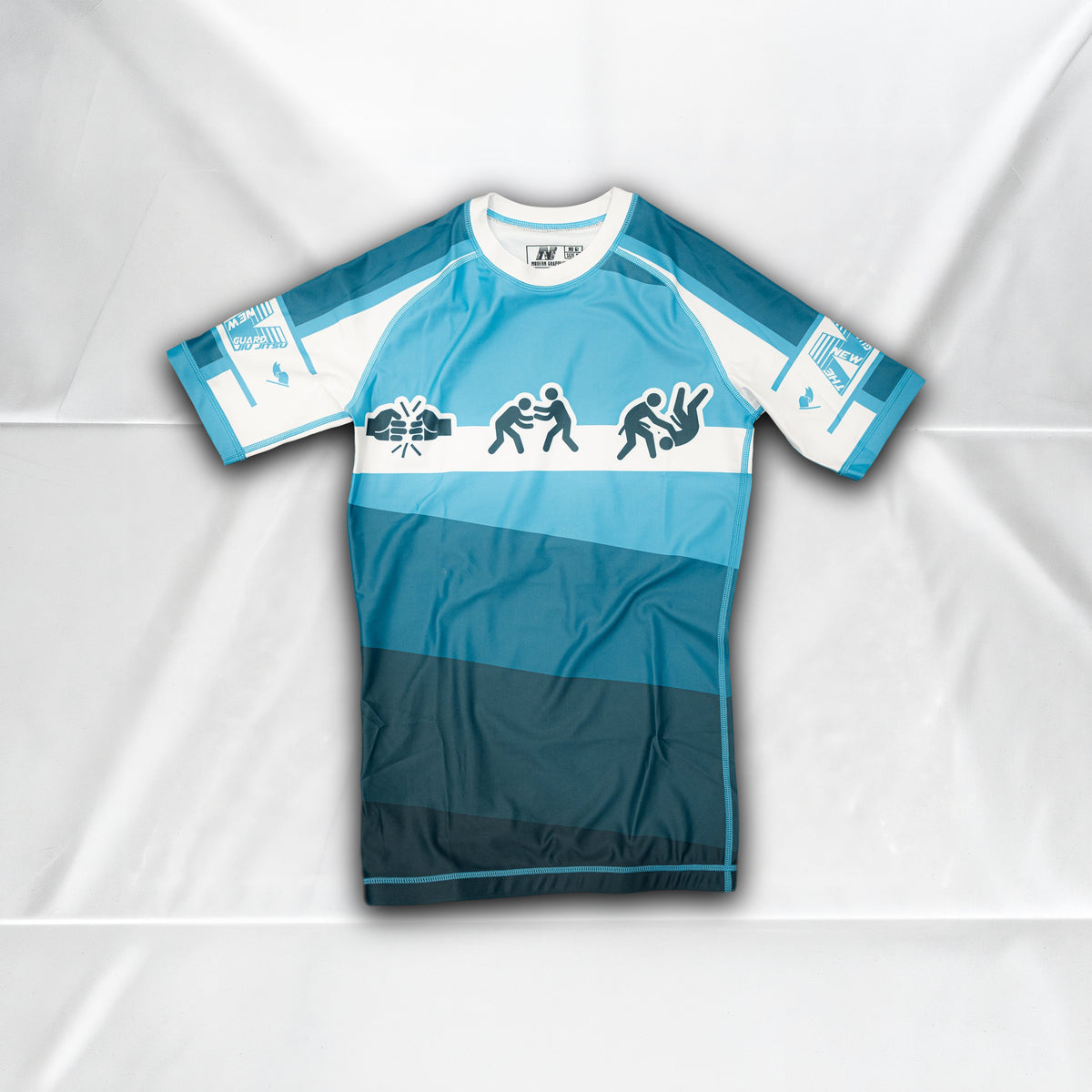 Belts Aren't Real Rashguard V1 - Blue - Front