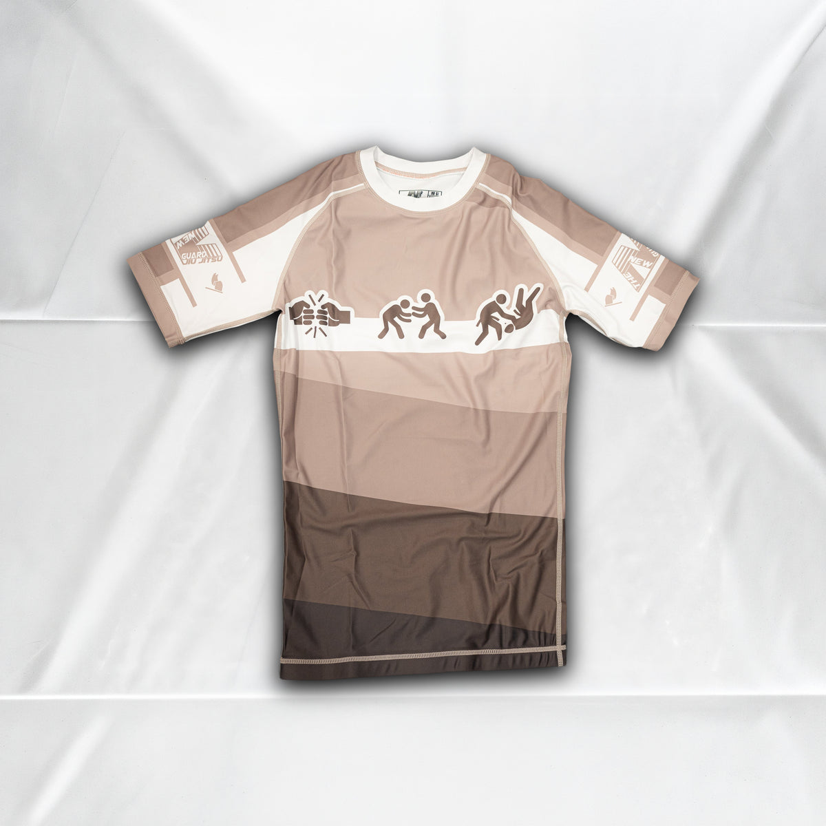 Belts Aren't Real Rashguard V1 - Brown - Front