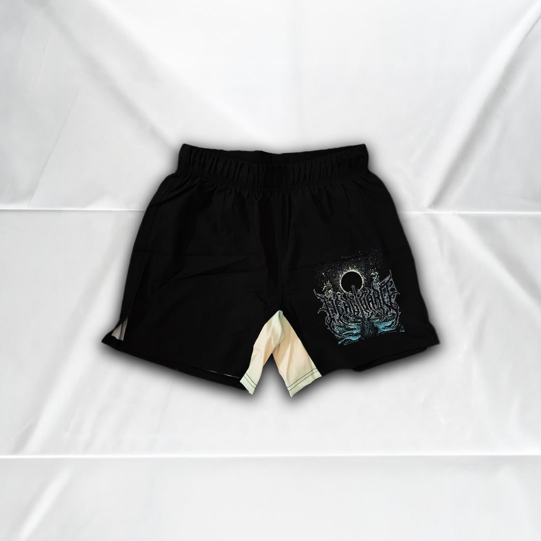 Heavy Lifting Shorts - Aqua - Front