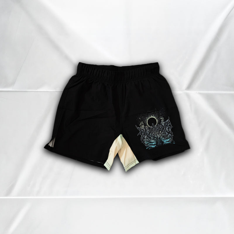 Heavy Lifting Shorts - Aqua - Front
