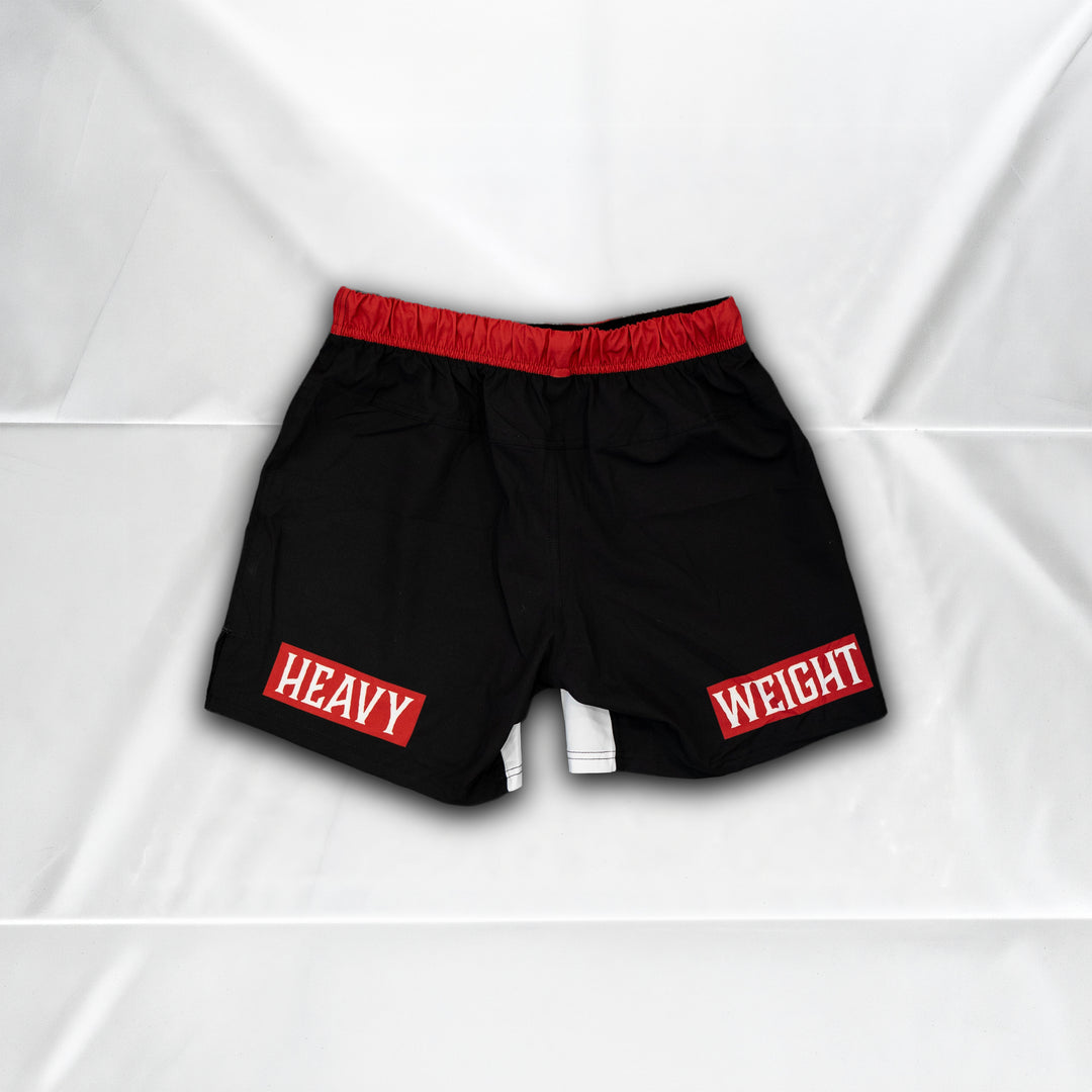 Heavy Lifting Shorts - Crimson - Back