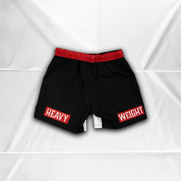 Heavy Lifting Shorts - Crimson - Back