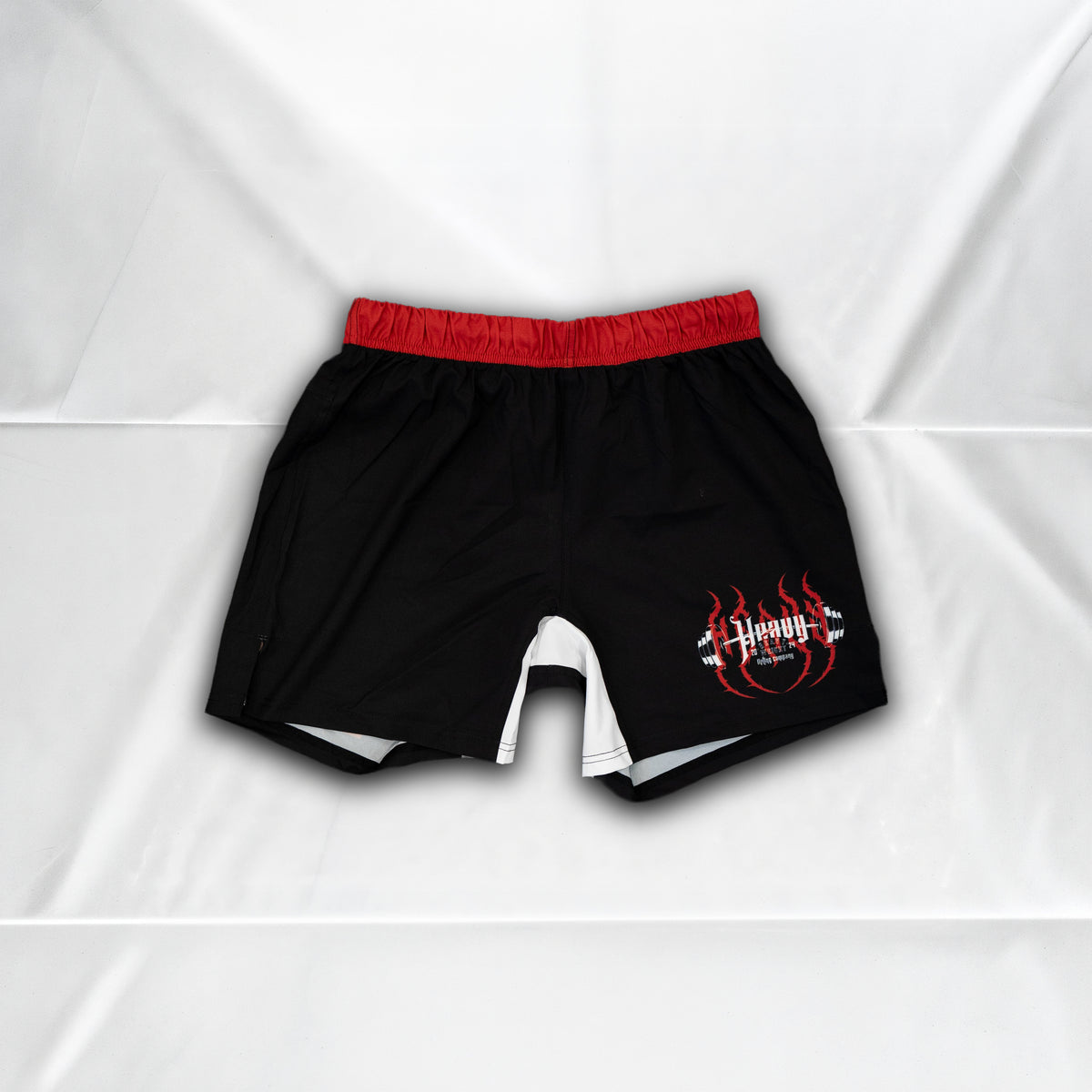Heavy Lifting Shorts - Crimson - Front
