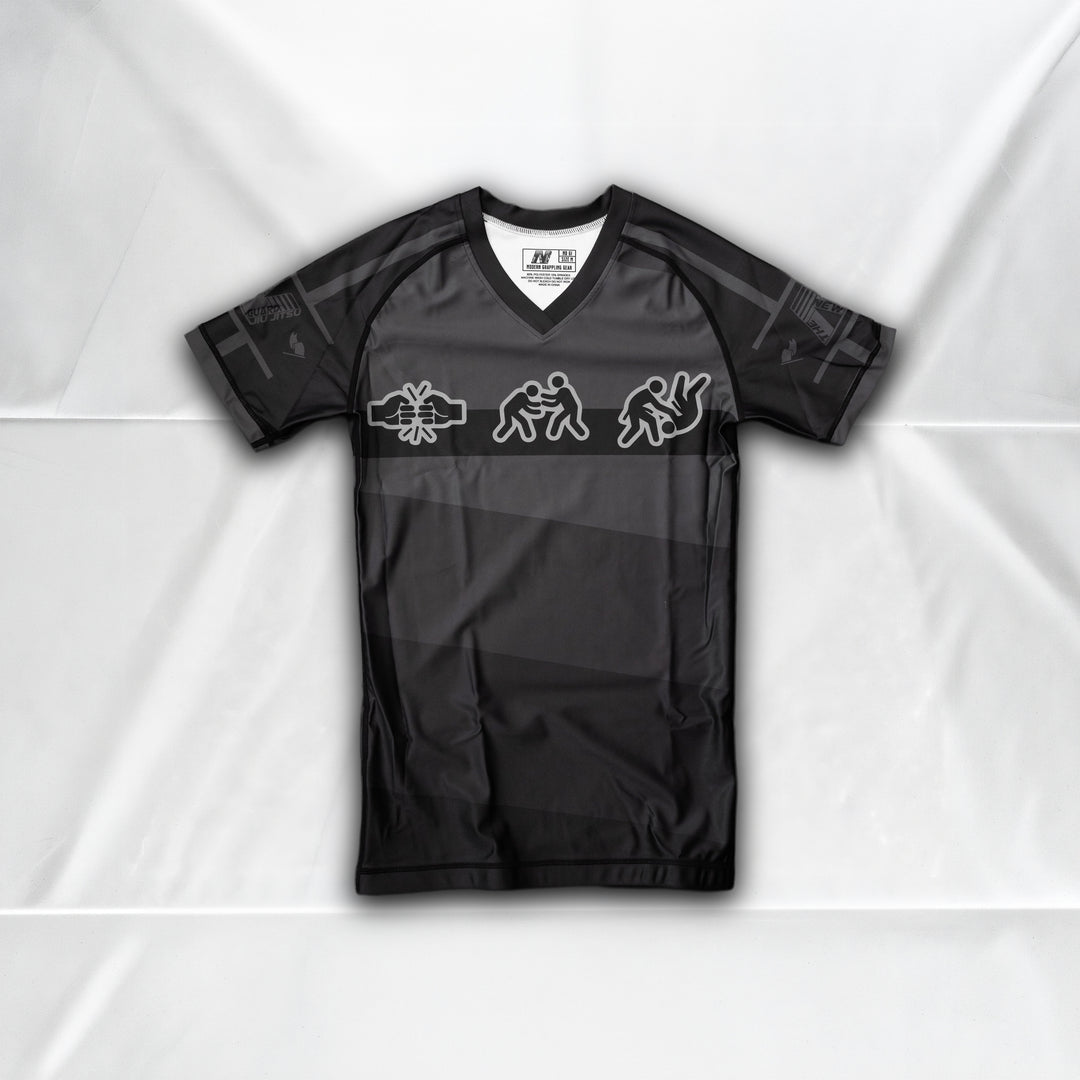 Ladies V Neck Belts Aren't Real V1 - Black - Front