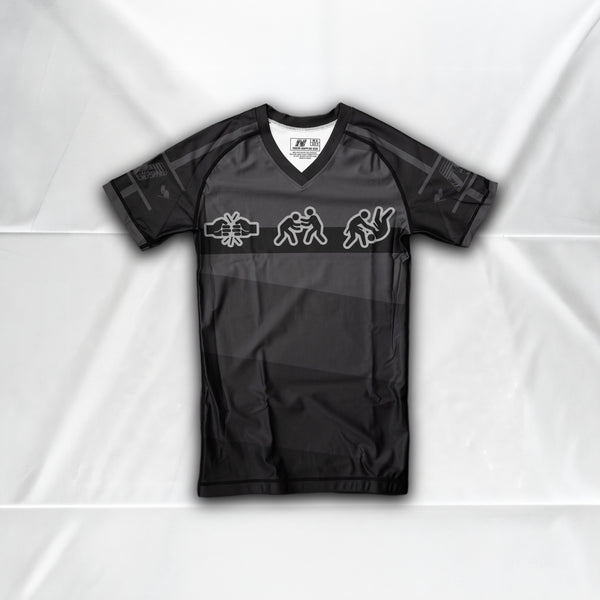 Ladies V Neck Belts Aren't Real V1 - Black - Front