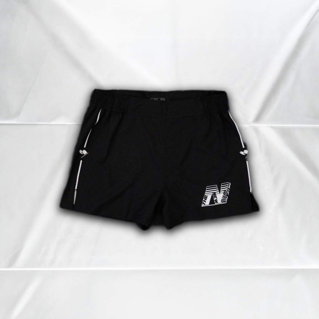 Short Shorts - Black - Front