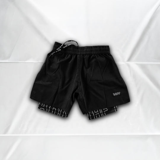 Unranked Grappling Shorts - Blackout - Back