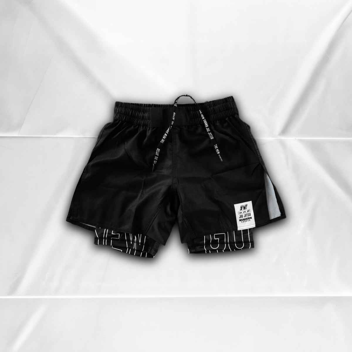 Unranked Grappling Shorts - Blackout - Front