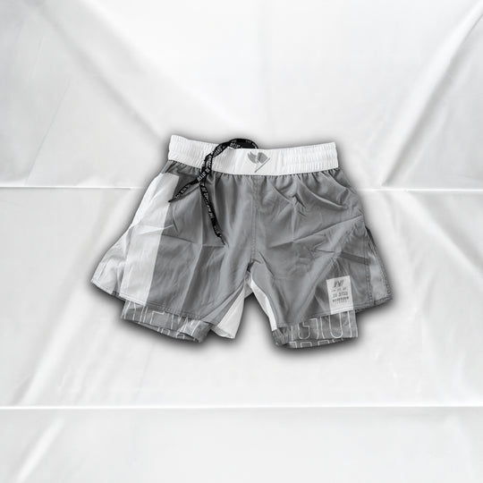 Unranked Grappling Shorts - Steel - Front