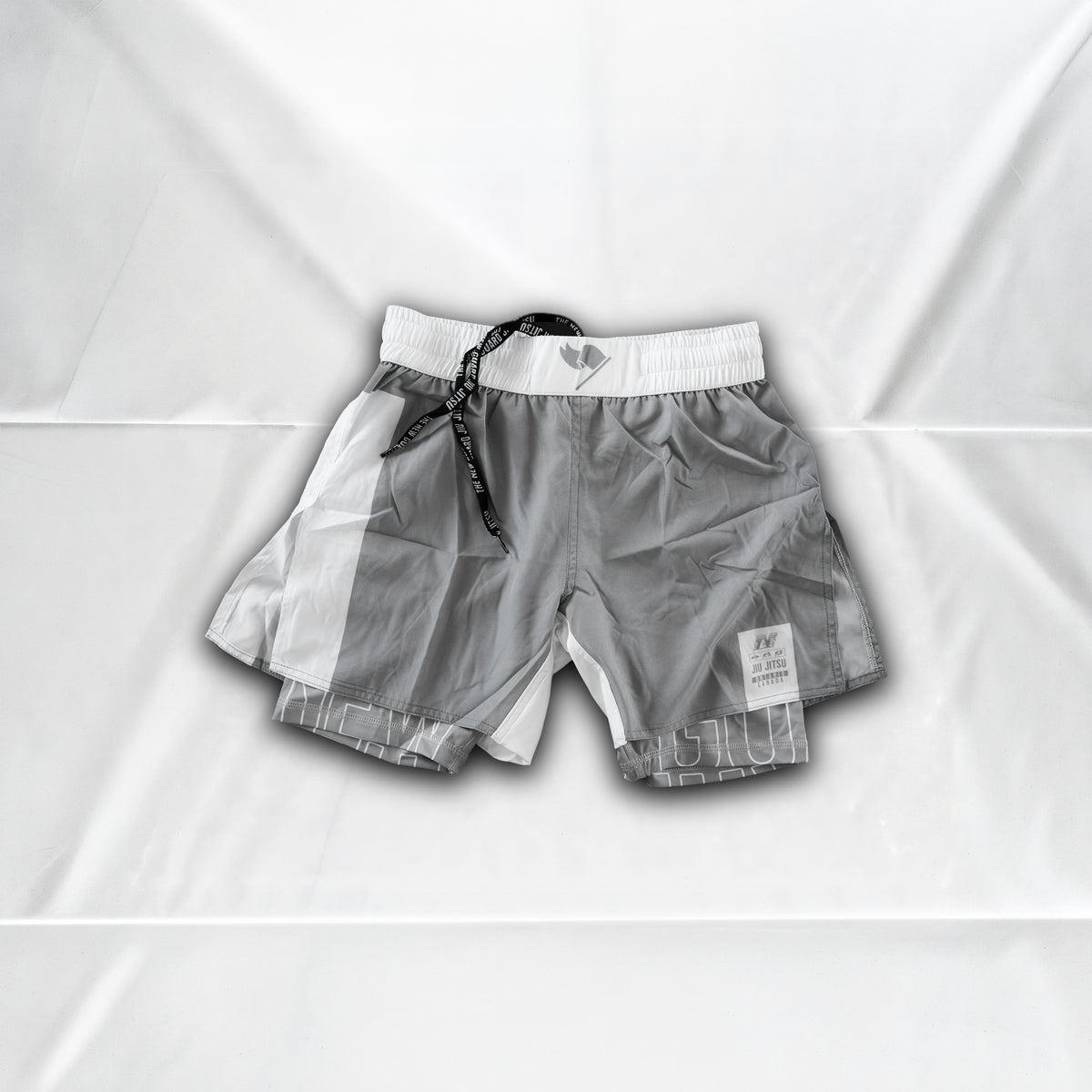 Unranked Grappling Shorts - Steel - Front