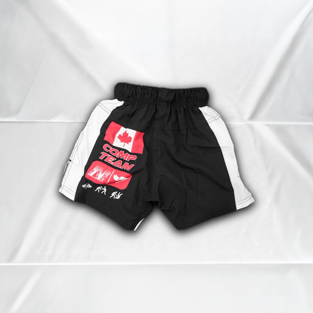 Youth Competition Team Shorts - Red - Back
