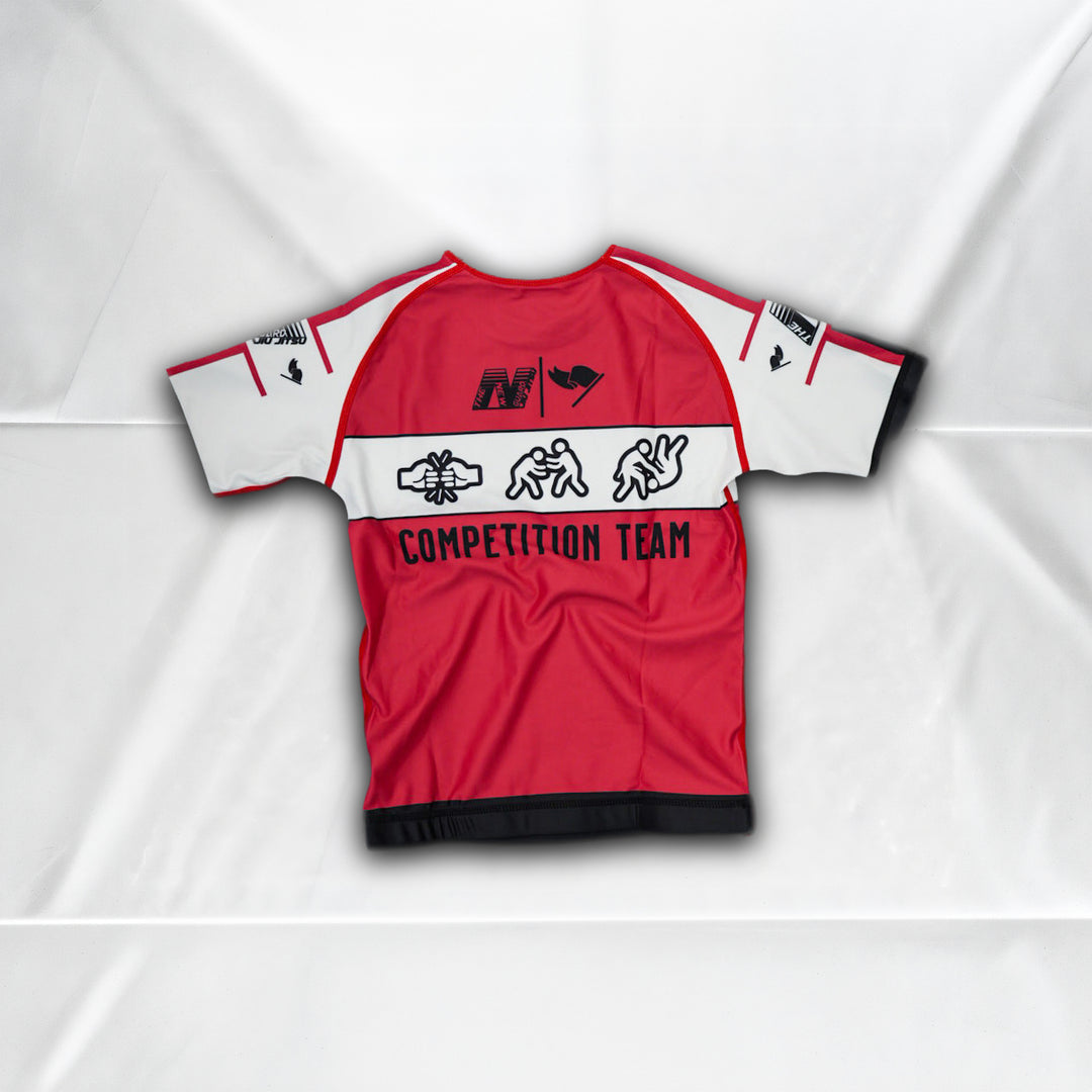 Youth Competition Team Rashguard - Red - Back