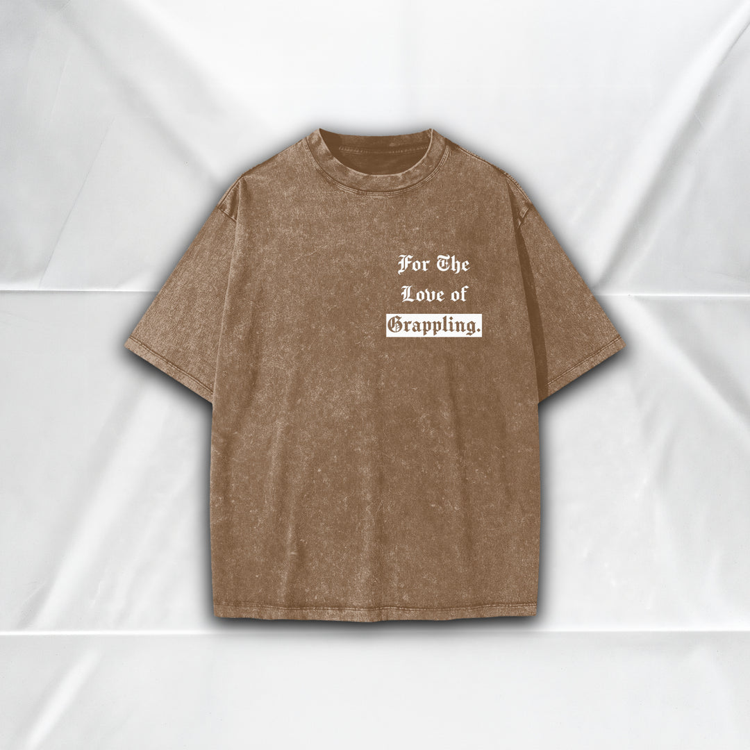 Youth Dyed T Shirt - FTLOG - Coffee - Front