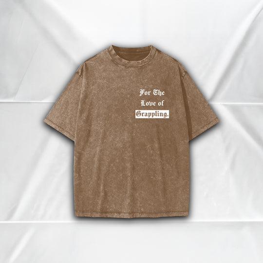 Youth Dyed T Shirt - FTLOG - Coffee - Front